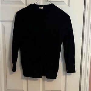 J. Crew Women's Black Cardigan Sweater